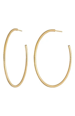 Bony Levy 14K Gold Thin Hoop Earrings in 14K Yellow Gold at Nordstrom