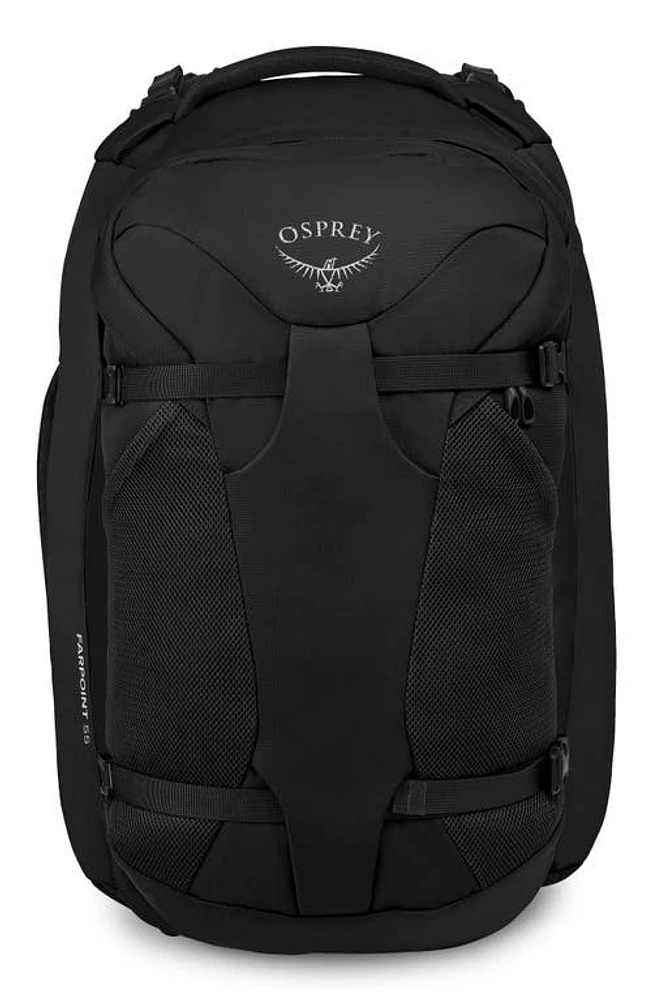 Osprey Farpoint 55-Liter Travel Backpack in Black at Nordstrom