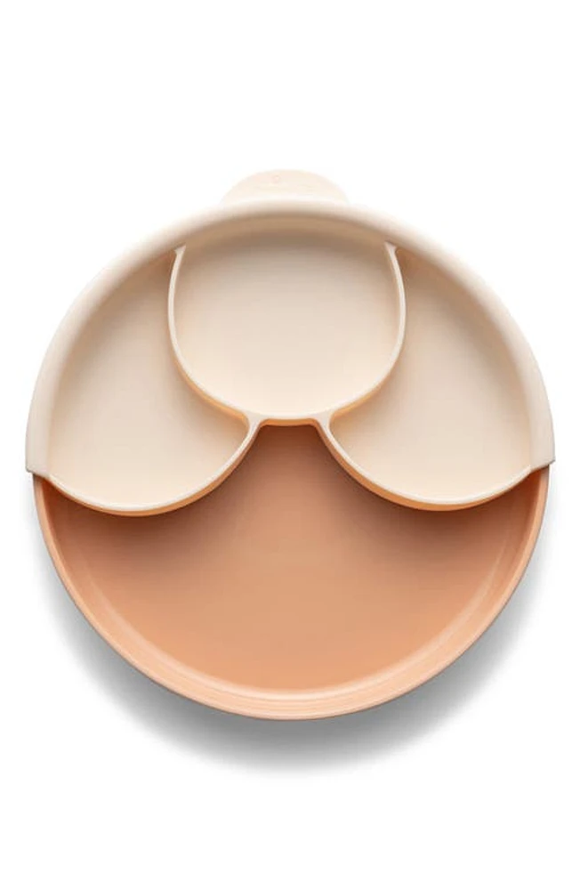 Miniware Healthy Meal Plate in Toffee/Peach at Nordstrom