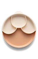 Miniware Healthy Meal Plate in Toffee/Peach at Nordstrom