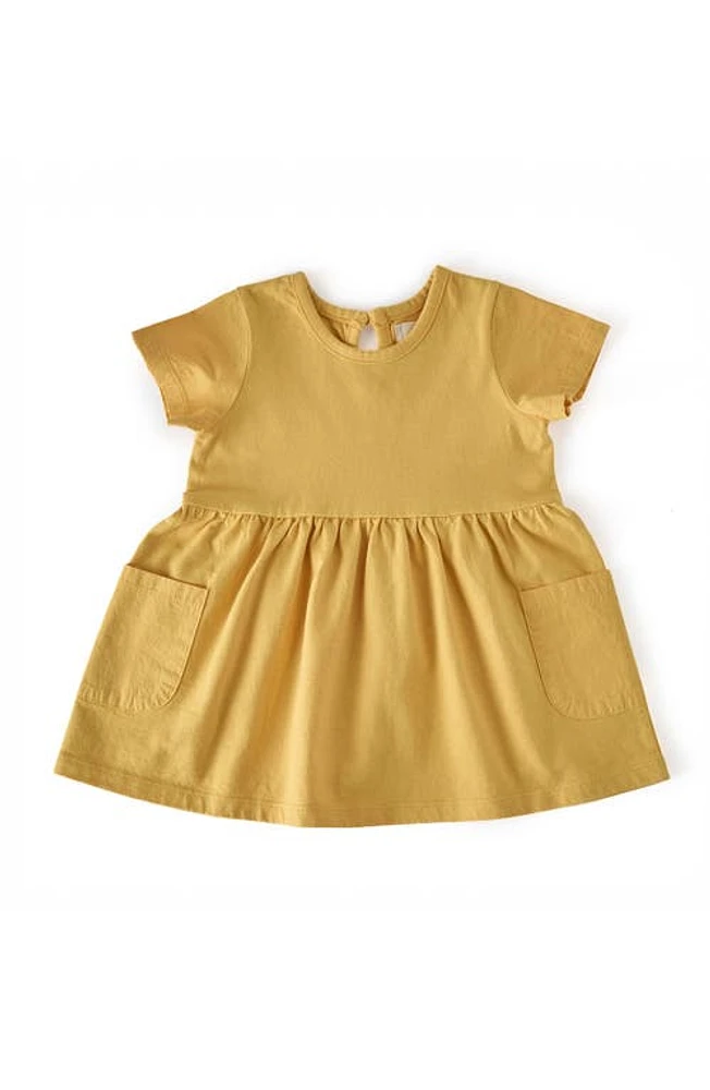 Pehr Playground Organic Cotton Dress in Soft Marigold at Nordstrom