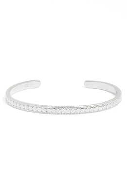 Anna Beck Classic Stacking Cuff Bracelet in Silver at Nordstrom