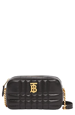 burberry Mini Lola Quilted Leather Camera Bag in Black at Nordstrom