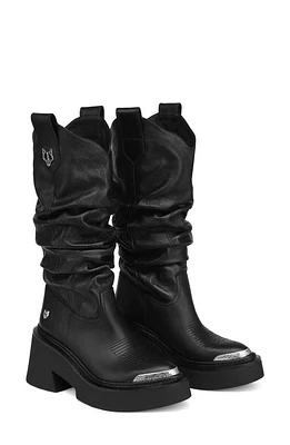 NAKED WOLFE Stable Platform Slouchy Cowboy Boot at Nordstrom,