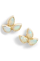 Anzie Bouquet Fleur de Lis Stud Earrings in Australian Opal at Nordstrom