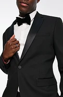 Topman Skinny Tuxedo Jacket in Black at Nordstrom, Size 36R