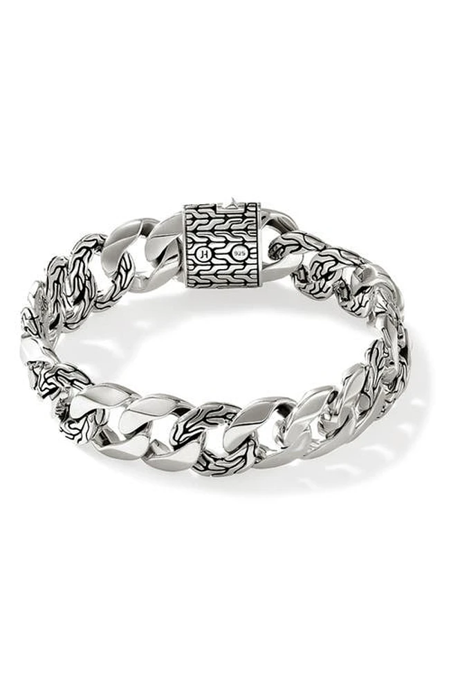 John Hardy Men's Curb Chain Bracelet in Silver at Nordstrom