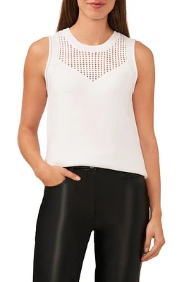 halogen(r) Open Stitch Sleeveless Sweater at Nordstrom,