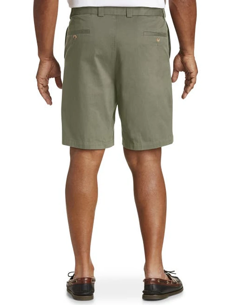 Harbor Bay by DXL Waist-Relaxer Shorts in Olive Grn at Nordstrom, Size 58