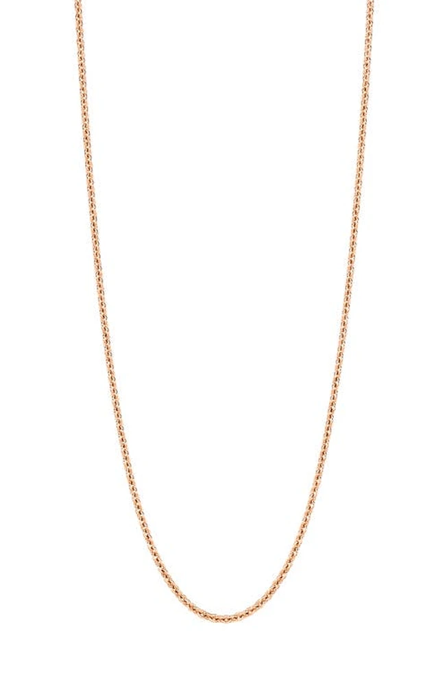 Qeelin 18K Gold Chain Necklace in Rose Gold at Nordstrom, Size 24