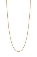 Qeelin 18K Gold Chain Necklace in Rose Gold at Nordstrom, Size 24