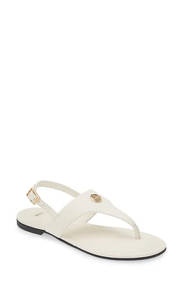 BOSS Millie Slingback Sandal Open White at Nordstrom,