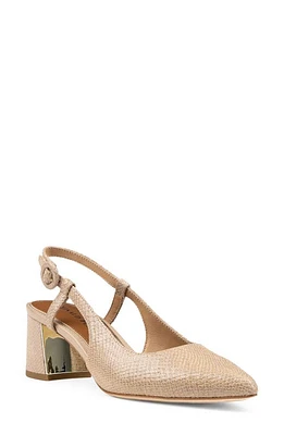 Donald Pliner Song Slingback Pointed Toe Pump Sand at Nordstrom,