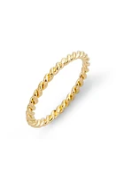 Brook and York Liv Rope Stacking Ring in Gold at Nordstrom