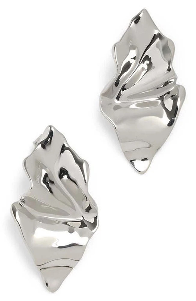 Alexis Bittar Crumpled Drop Earrings in Silver at Nordstrom