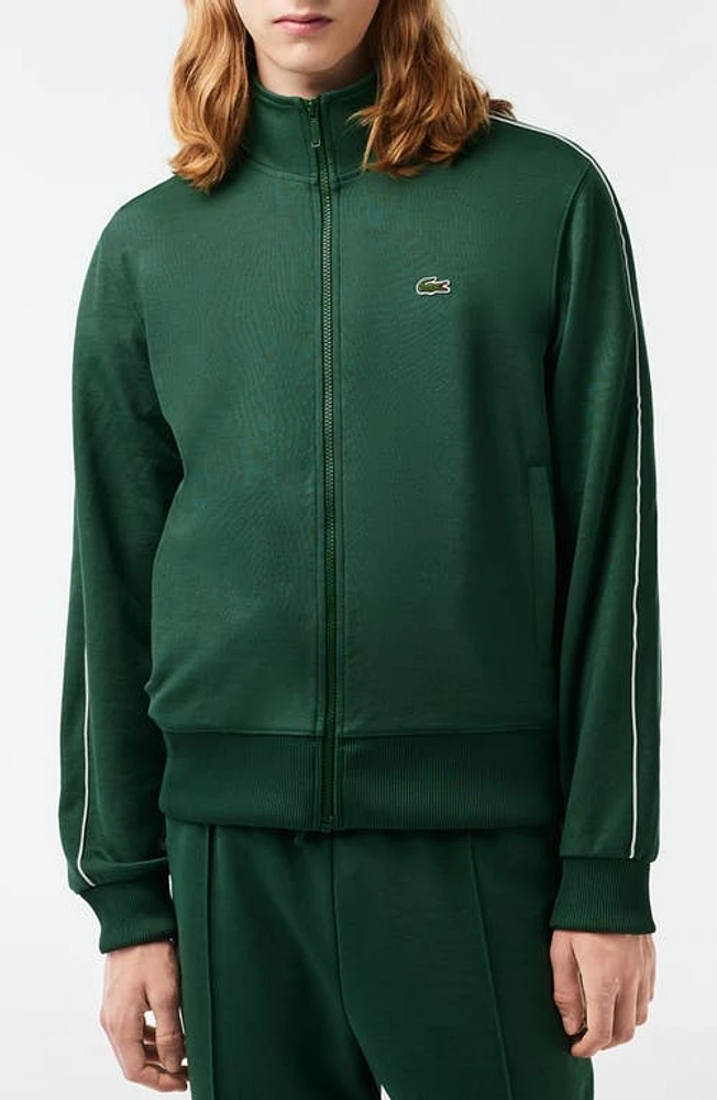 Lacoste Regular Fit Track Jacket Vert at Nordstrom,