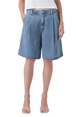 AGOLDE Ellis Denim Trouser Shorts Baffle at Nordstrom,