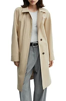 MANGO Belted Cotton Trench Coat Beige at Nordstrom,