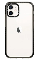 CASETiFY Clear Impact iPhone 12 Mini Case in Clear Black at Nordstrom