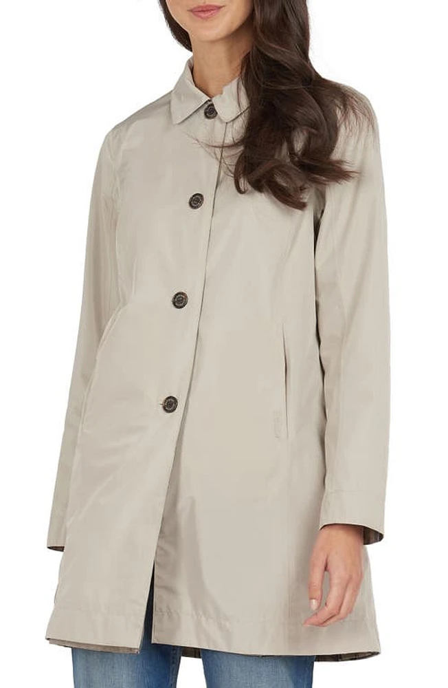 Barbour Babbity Reversible Rain Jacket in Mist/Dress at Nordstrom, Size 4 Us