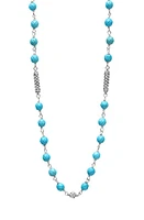 LAGOS Caviar Icon Turquoise Bead Necklace at Nordstrom