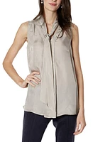 Emilia George Clementine Sleeveless Maternity Blouse Satin at Nordstrom,