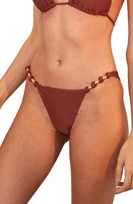 ViX Swimwear Paula Bikini Bottoms Brown at Nordstrom,