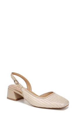 Naturalizer Jayla 2 Slingback Pump Beige Woven Fabric at Nordstrom,