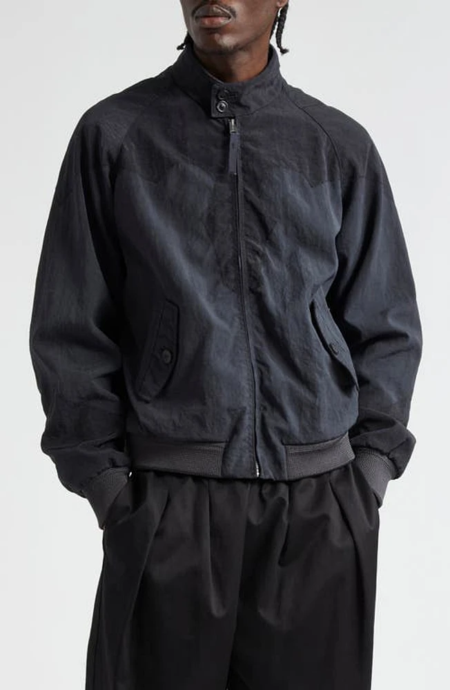 Maison Margiela Décortiqué Nylon Bomber Jacket Charcoal at Nordstrom, Us