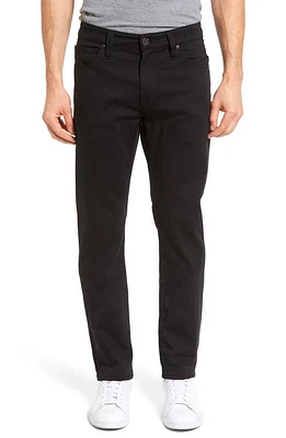 34 Heritage Courage Straight Leg Jeans Select Double Black at Nordstrom, X