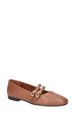 Bella Vita Davenport Double Strap Mary Jane Dark Tan Leather at Nordstrom,