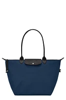 Longchamp Large Le Pliage Green Recycled Canvas Tote in Navy at Nordstrom