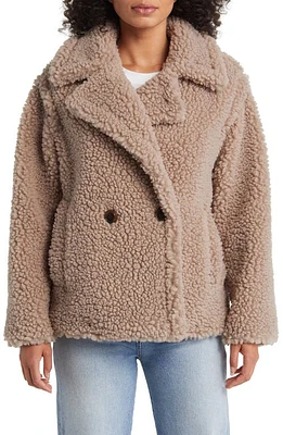 UGG(r) Gertrude Teddy Faux Shearling Coat at Nordstrom, Regular