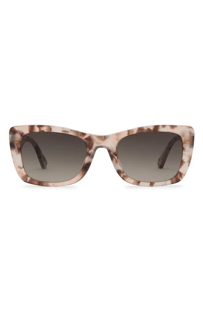 Electric Portofino 52mm Gradient Rectangular Sunglasses in Flamingo/Black Gradient at Nordstrom