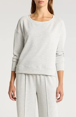 Sweaty Betty Sand Wash CloudWeight Sweatshirt Ice Grey Marl at Nordstrom,