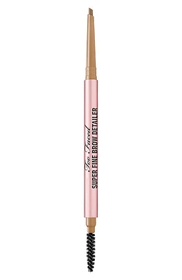 Too Faced Superfine Brow Detailer Pencil in Natural Blonde at Nordstrom