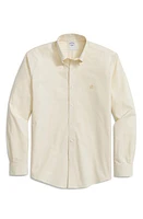 Brooks Brothers Regular Fit Stretch Button-Down Oxford Shirt Mellow Yellow at Nordstrom,