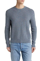 rag & bone Dexter Marled Organic Cotton Blend Sweater Blue Multi at Nordstrom,