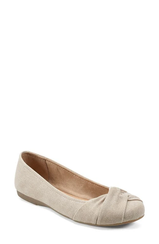 Earth Jacci Ballet Flat Light Natural at Nordstrom,