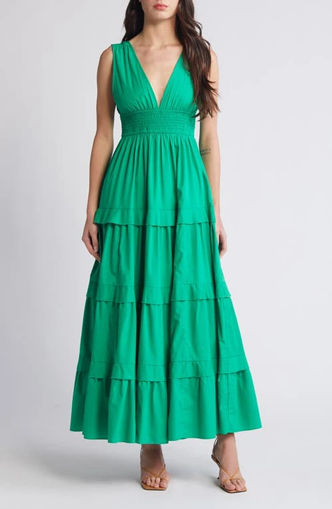 Chelsea28 V-Neck Tiered Maxi Dress at Nordstrom,