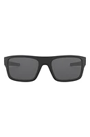 Oakley Drop Point 61mm Rectangular Sunglasses in Black at Nordstrom