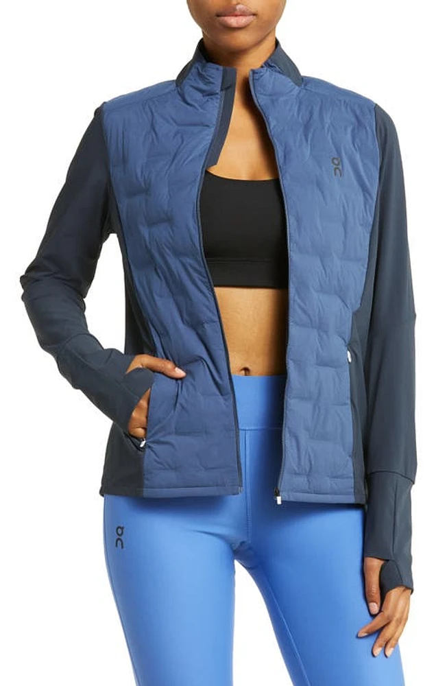 On Climate Water Repellent Performance Jacket in Denim/Navy at Nordstrom, Size X-Large