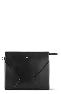 Montblanc Meisterstück Leather Pouchette in Black at Nordstrom