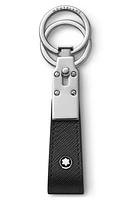 Montblanc Sartorial Leather Key Fob Loop in Black at Nordstrom