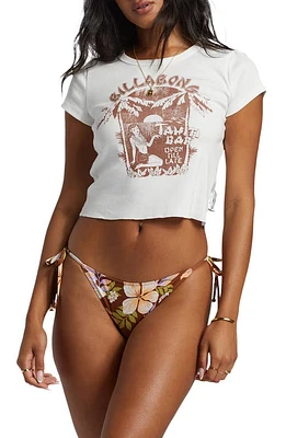 Billabong Tahiti Bar Graphic Crop T-Shirt Salt Crystal at Nordstrom,