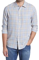 Rails Wyatt Plaid Cotton Button-Up Shirt in Shoreline Peach Tide at Nordstrom, Size X-Large