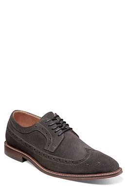 Stacy Adams Marligan Wingtip Derby Dark Gray at Nordstrom,