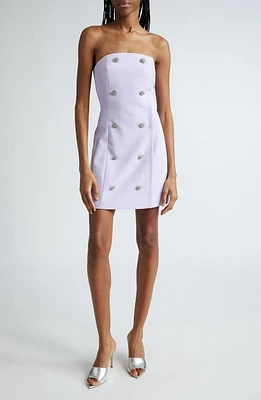 L'AGENCE Felda Strapless Minidress Pale Lilac at Nordstrom,