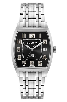 Joseph Bulova Banker Bracelet Watch, 33mm in Silver-Tone at Nordstrom