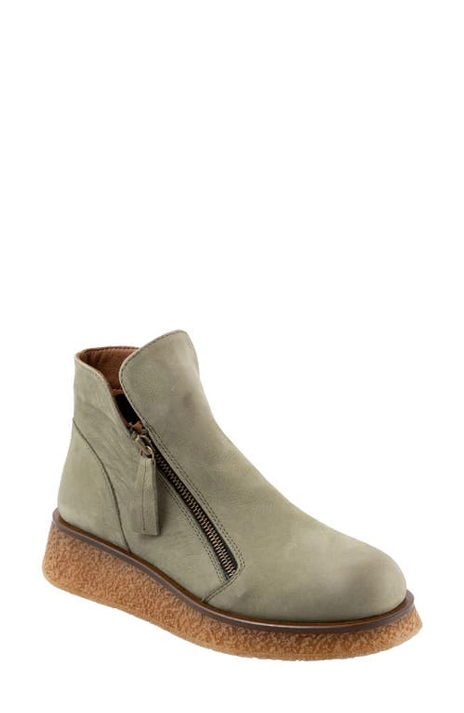 Bueno Phoenix Zip Bootie Sage Nubuck at Nordstrom,